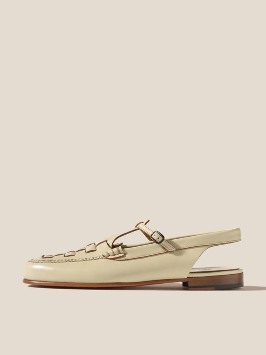 Roqueta Slingback Loafer - Custard
