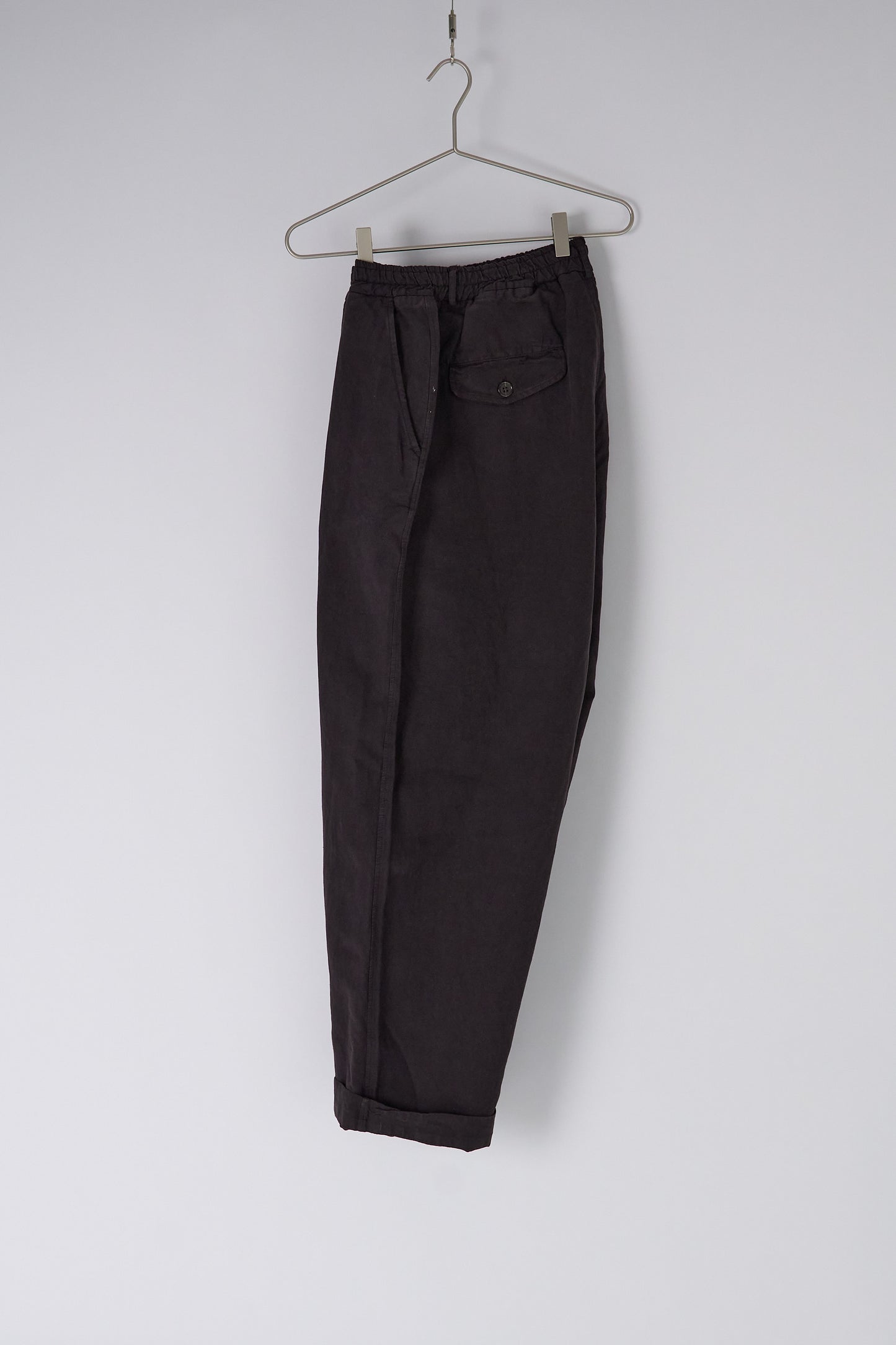 Oxford Pant Lyo Linen Mix - Licorice