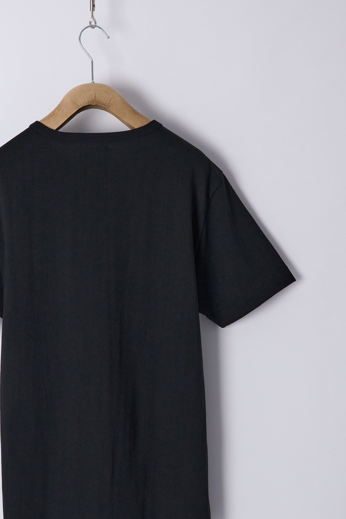 215.99 Loopwheeled Midweight T-Shirt - Deep Black