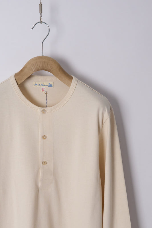 2M06 Refined Long Sleeve Henley Nature