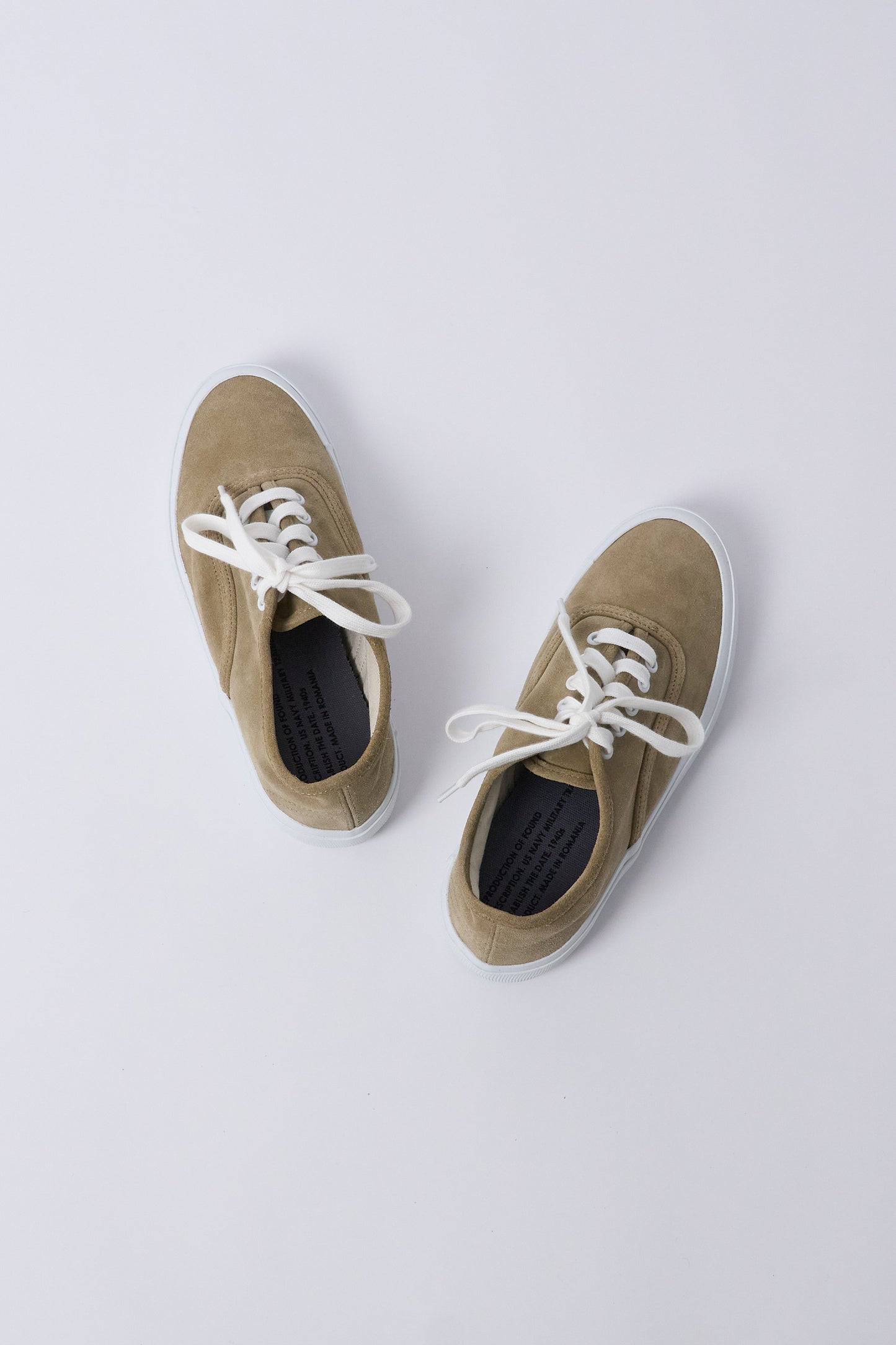 US Navy Military Trainer 5851S Beige Suede