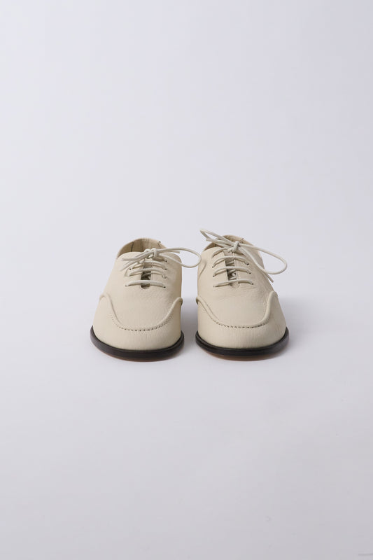 Juliol Lace-up Deconstructed Loafer - Ivory