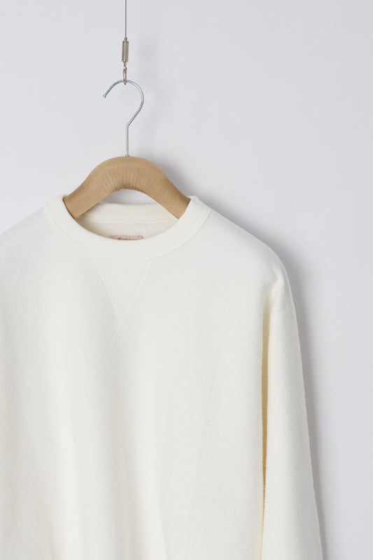 Hina CN Sweatshirt - Japanese Brushed Fleece - Off White