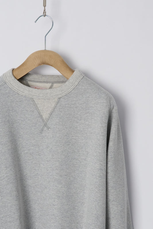 Poli'ahu CN Sweatshirt - Japanese Brushed Fleece - Hambledon Grey
