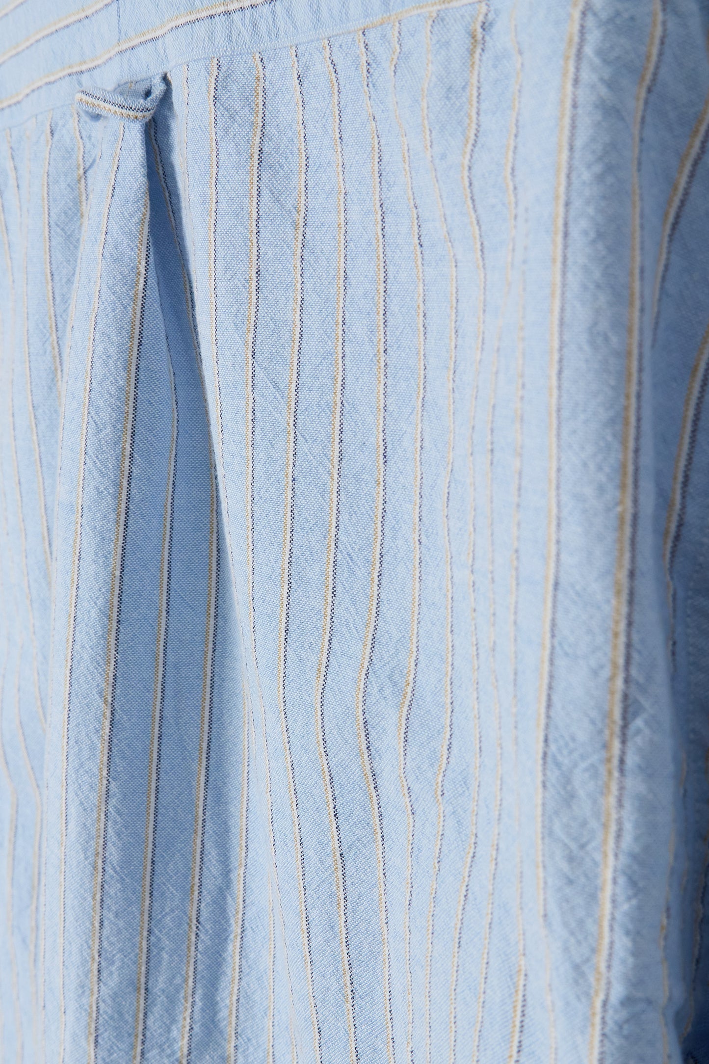 Blue Striped Japanese Oxford - Old Fit