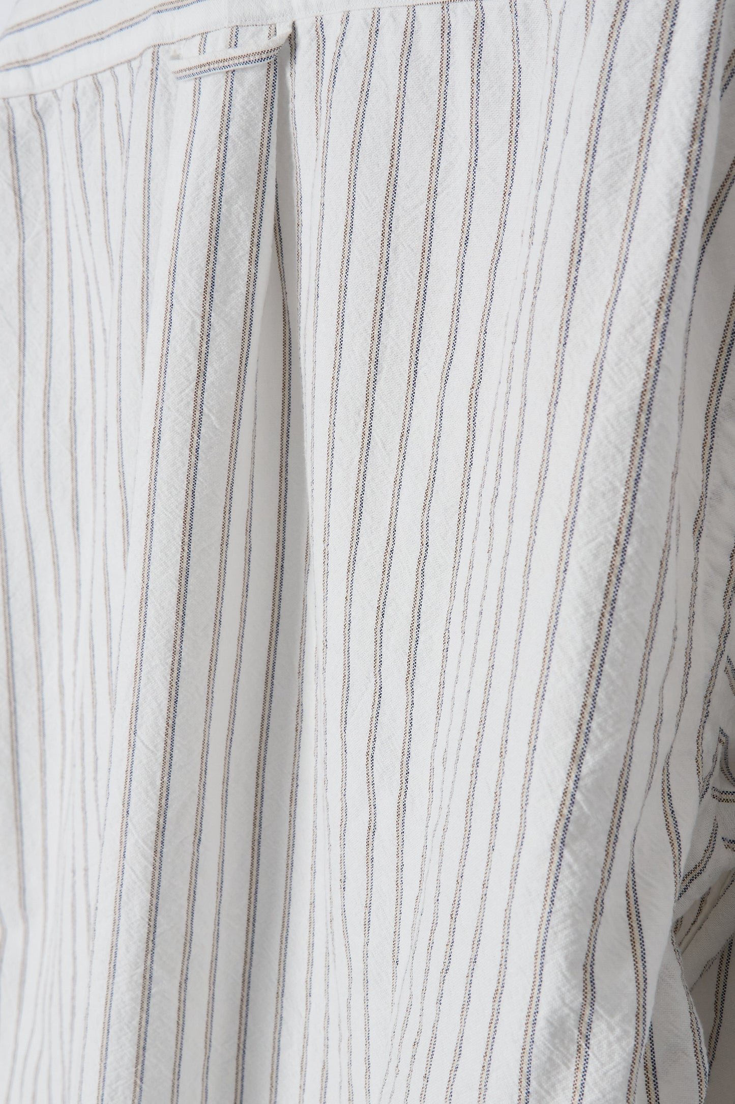 White Striped Japanese Oxford - Old Fit