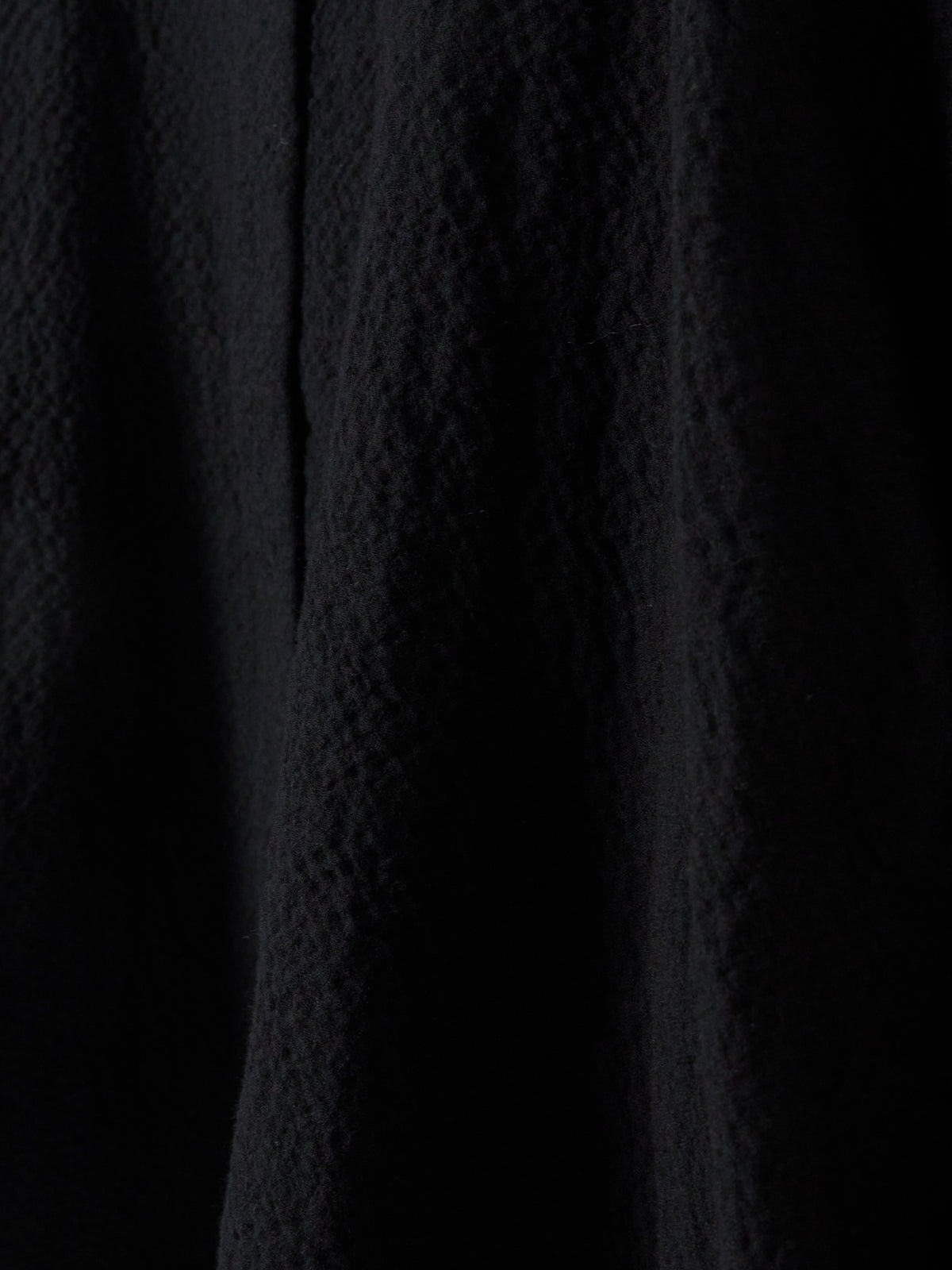 Oversized Shirt Cardigan - Black