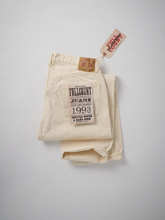 0105EC Wide Ecru Selvedge Denim