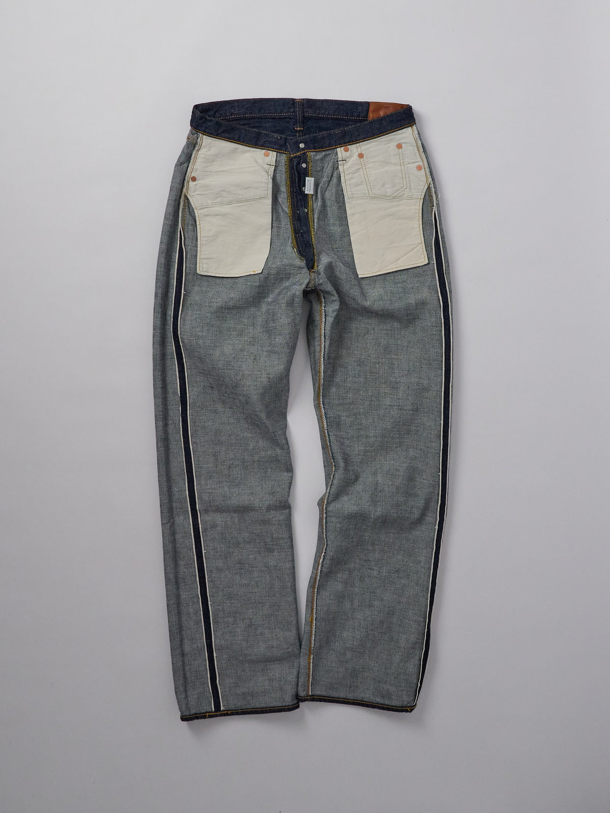 0105W Wide Denim 13.7oz One Wash - Indigo