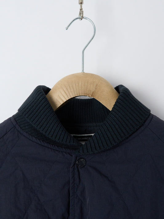 OOAL Quilting Varsity Jacket - Dark Navy