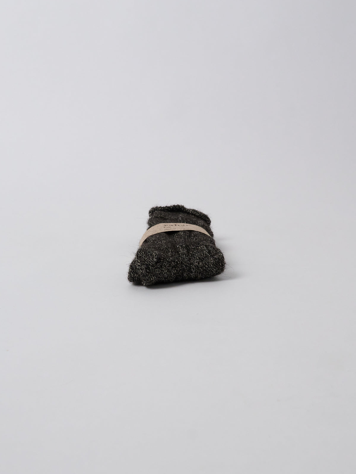 Alpaca Linen Ploot Socks - Black