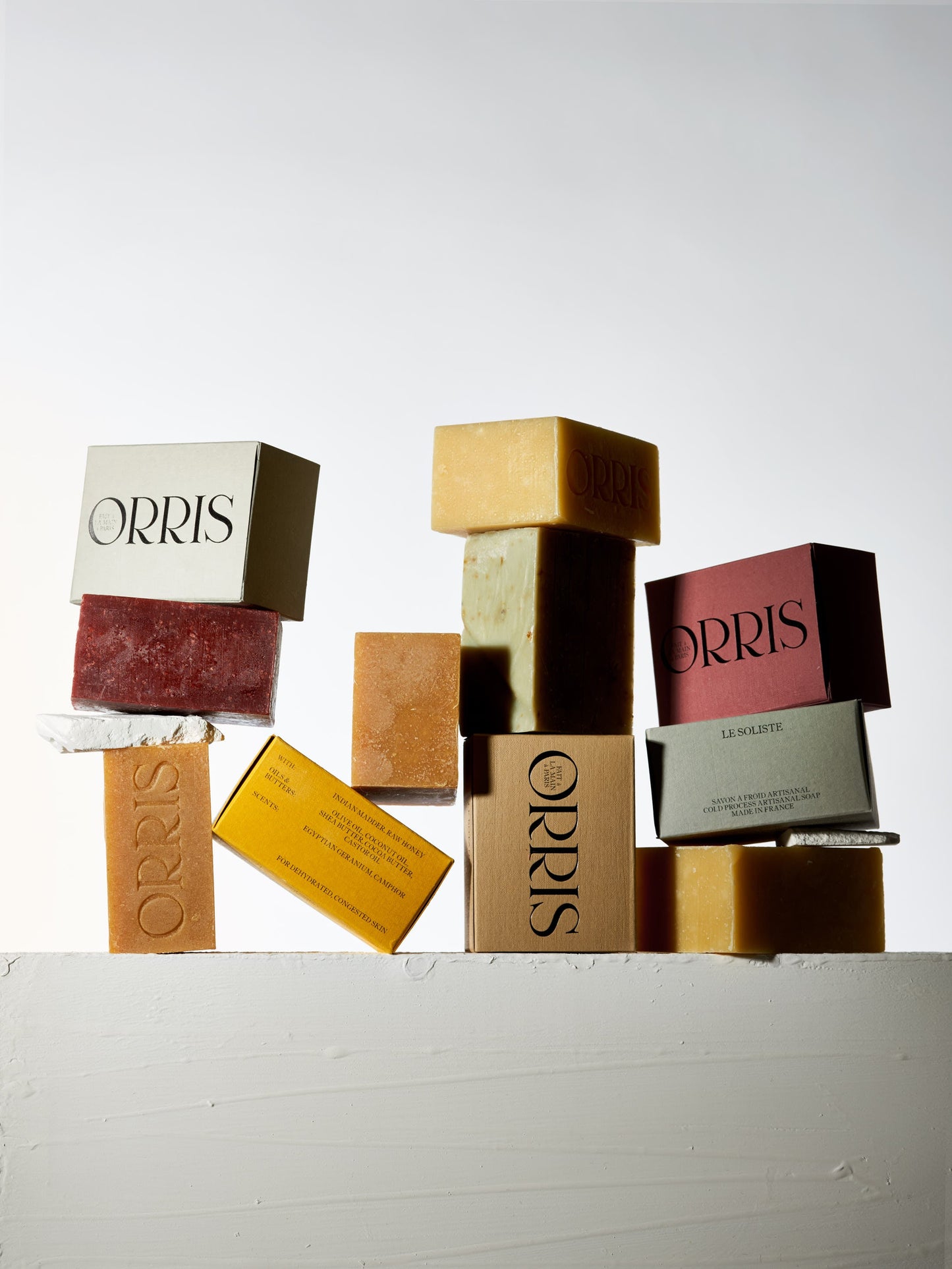 ORRIS Le Quartet Face and Body Soap Set 4 × 115 g