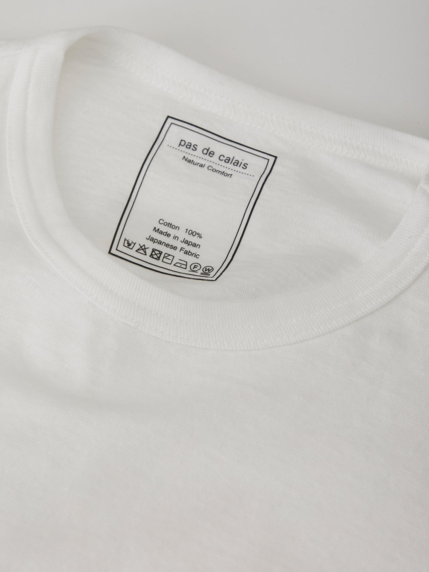 Recycle Jersey Long Sleeve Pullover - White