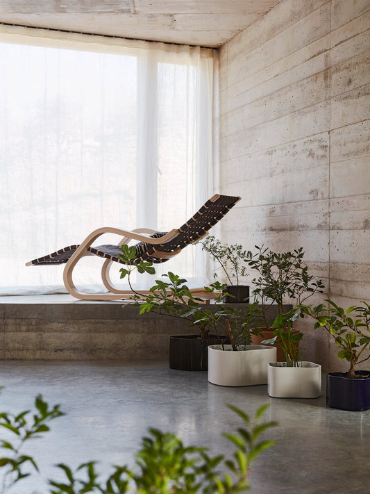 Riihitie Plant Pot - Shape A Large - White Glaze