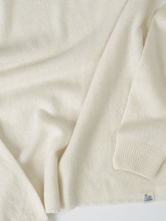 Crew Neck Pullover - Ivory