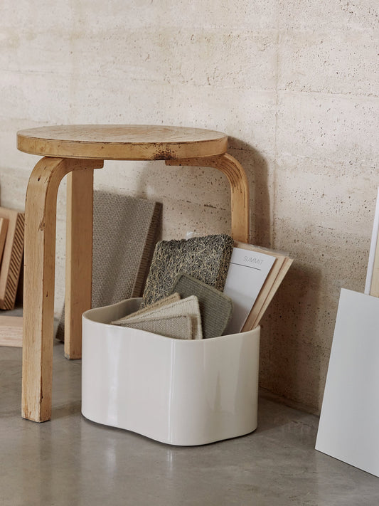 Riihitie Plant Pot - Shape B Medium - White Glaze