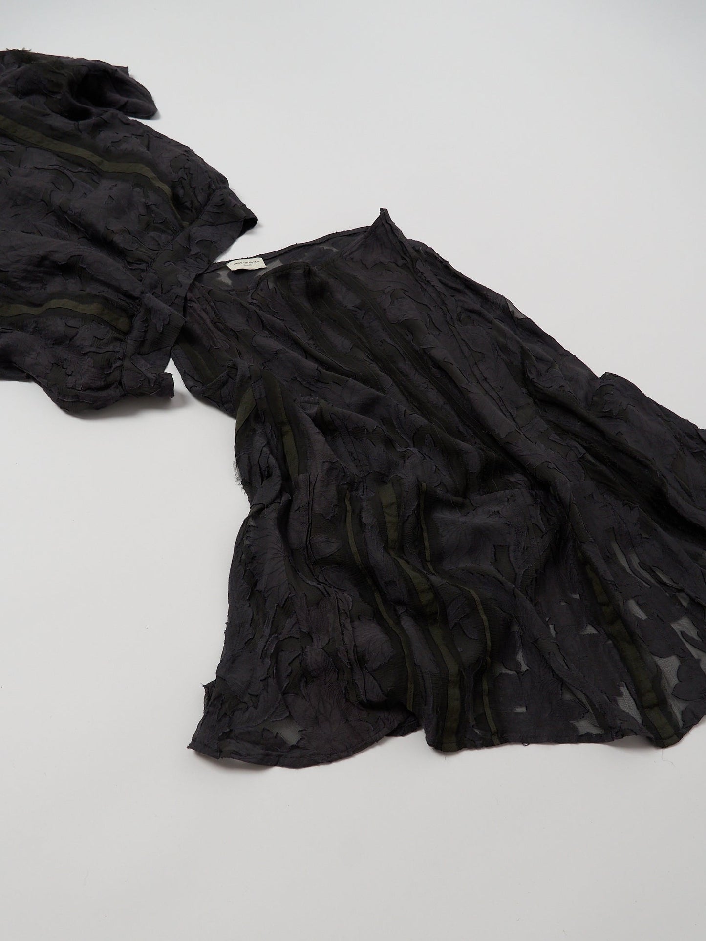 Dries Van Noten Lace Top and Skirt Set Pre-Loved