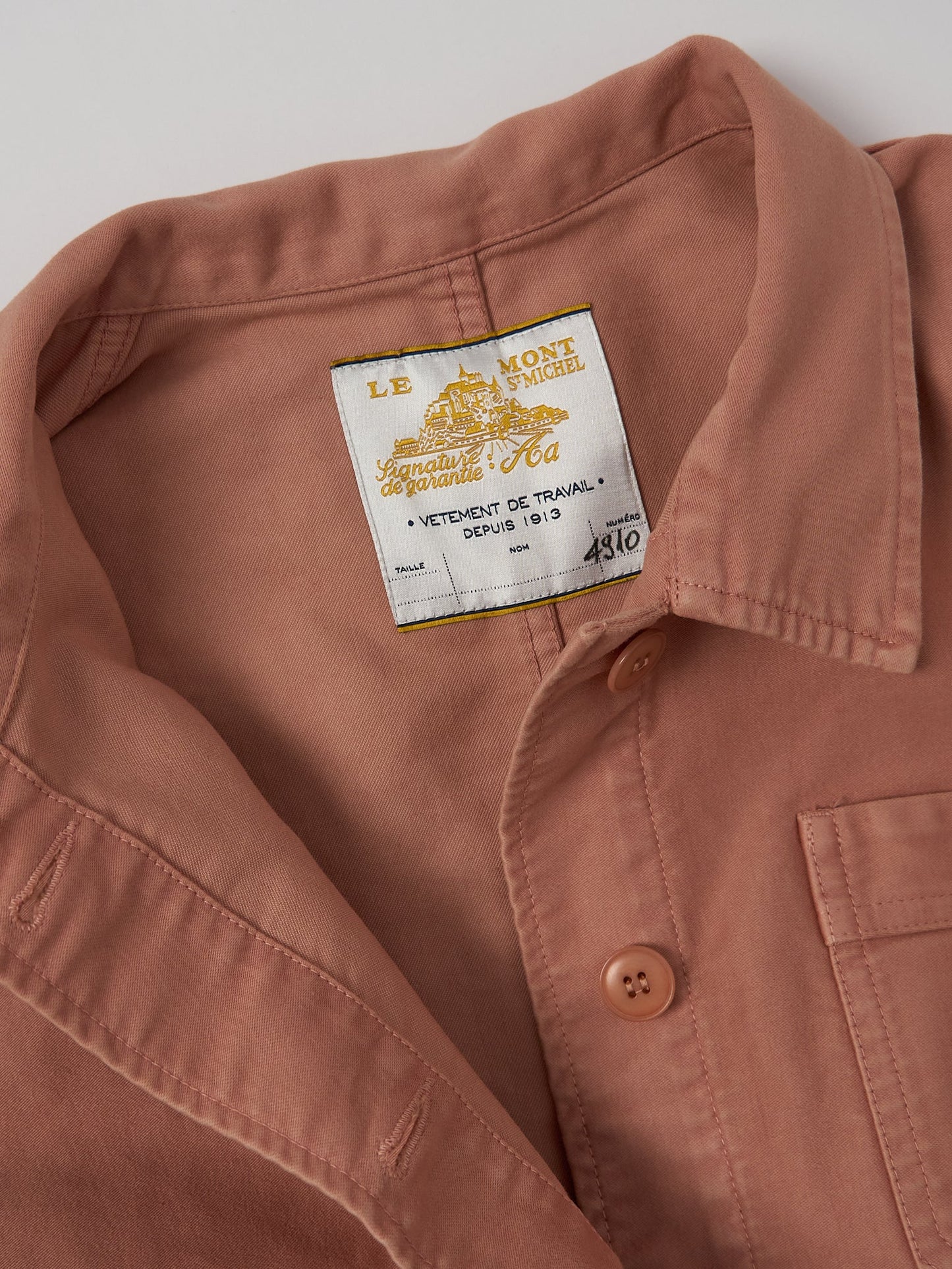 Moleskin Work Jacket - Ash Pink