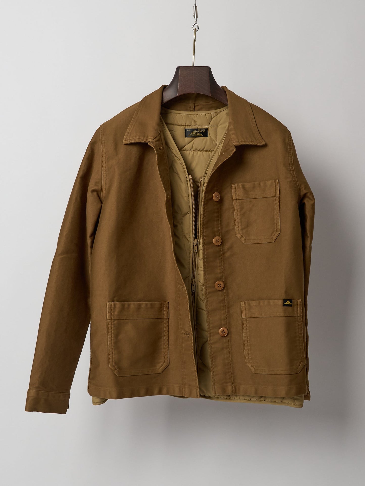 Le Mont Saint Michel Vinis Quilted Vest Kraft