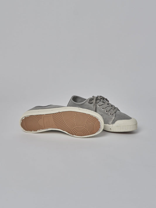 Spring Court G2 Washed Heavy Twill Trainers - Grey