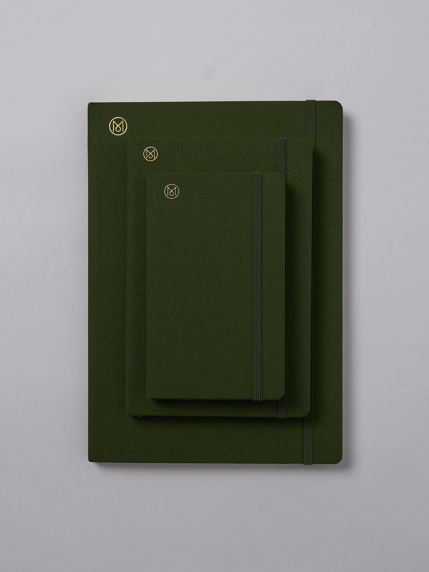 Monocle x Leuchtturm1917 hardcover linen notebook (B6+) - Olive