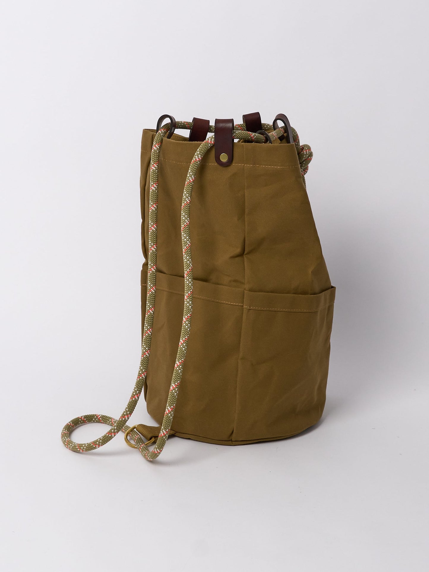 Francli Ditty Bag - Tan + Sage