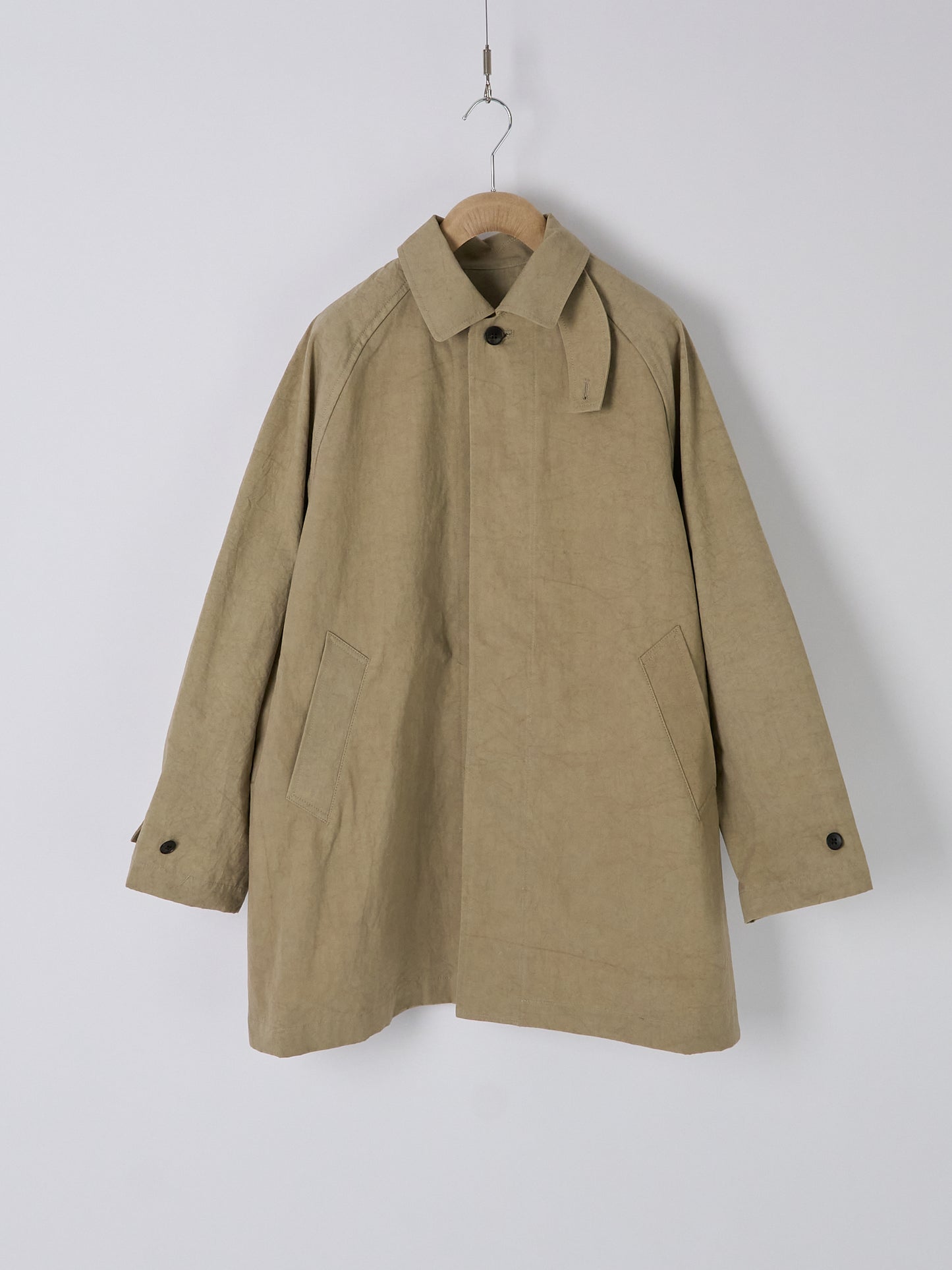 Cotton Short Coat - Beige