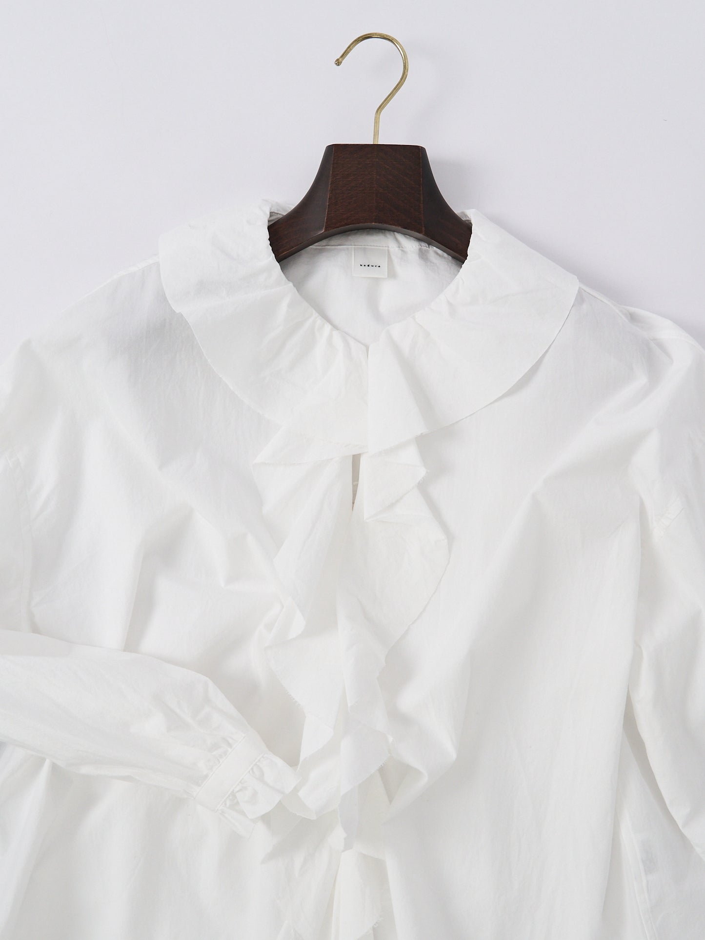 Frill Collar Shirt - Off-White