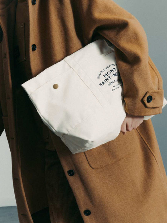 Le Mont Saint Michel Printed Tote Bag