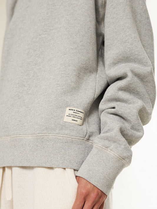 Organic Cotton Sweatshirt Grey Melange