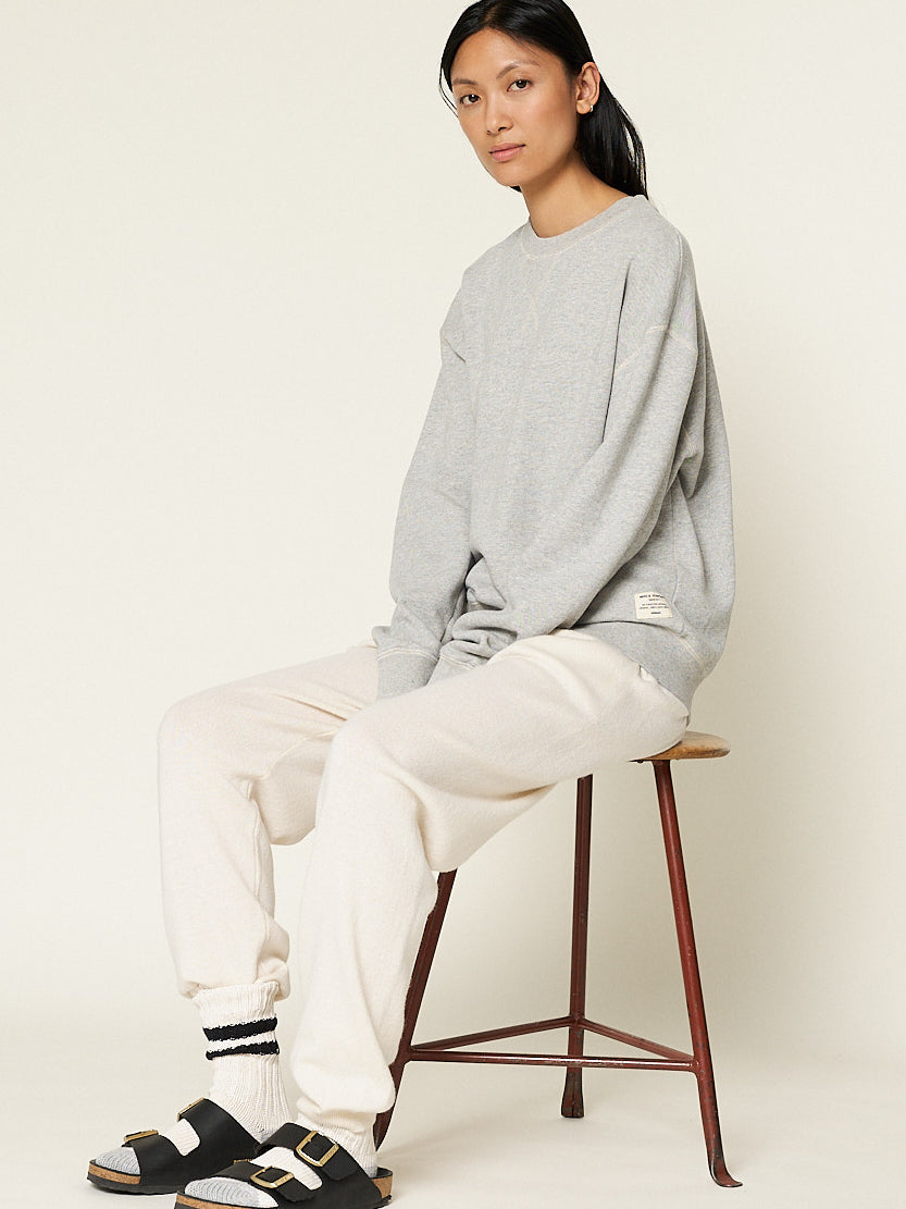 Organic Cotton Sweatshirt Grey Melange