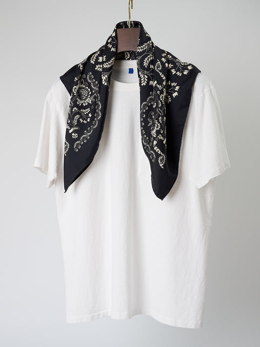 Grano Silk Scarf - Black 68cm