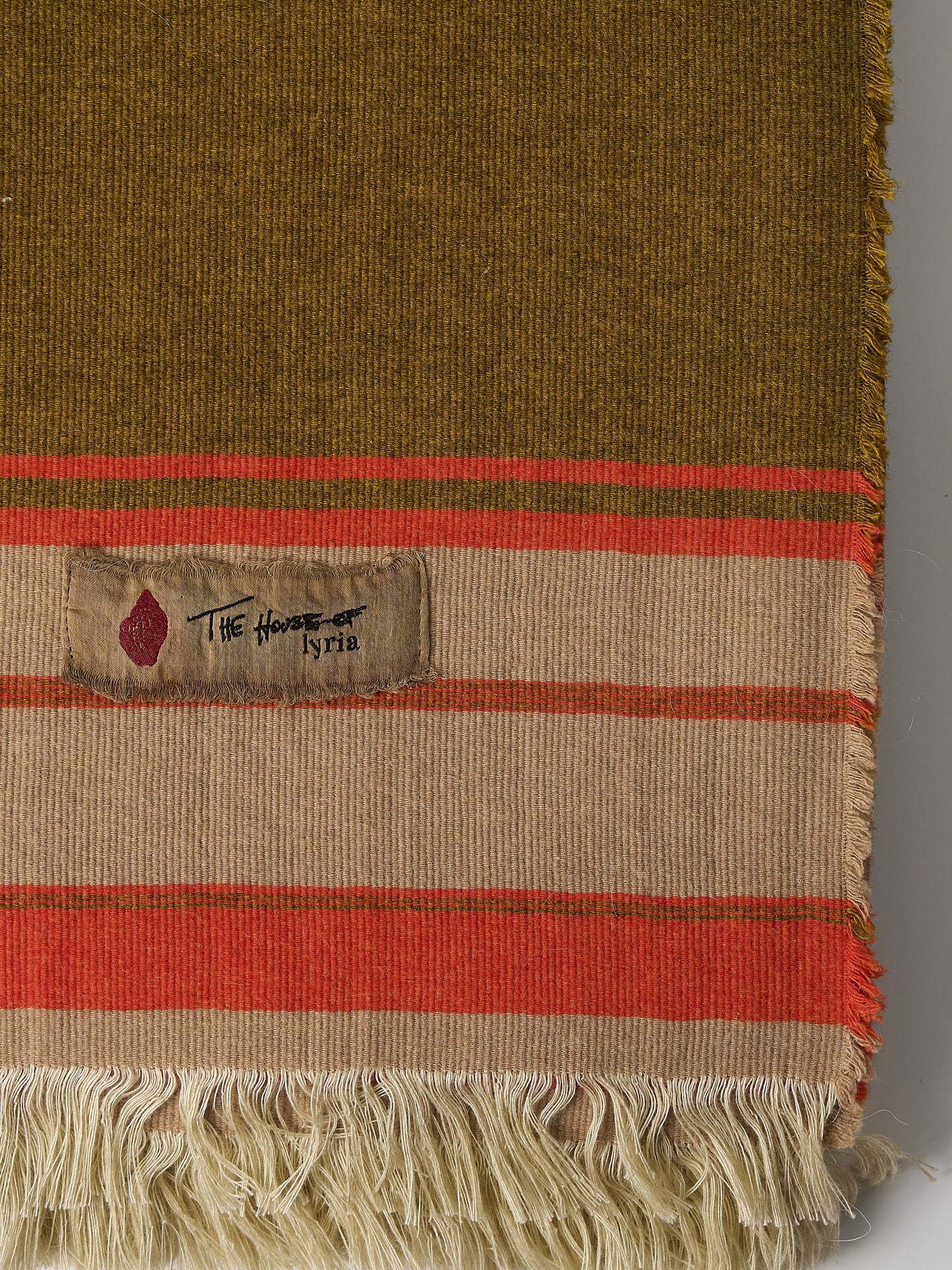 Djerba Linen-Blend Throw Mustard