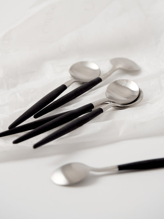 Goa Mocha Spoon - Single w black handle