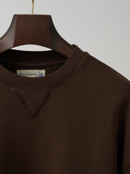 Organic Cotton Sweatshirt – Chocolate
