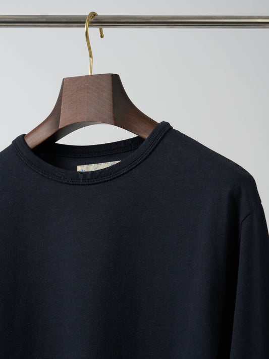 Long Sleeve Organic Cotton & Hemp Blend Charcoal