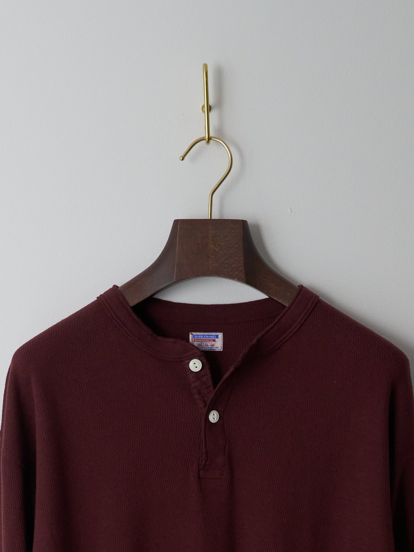 Thermal Henley - Bordeaux