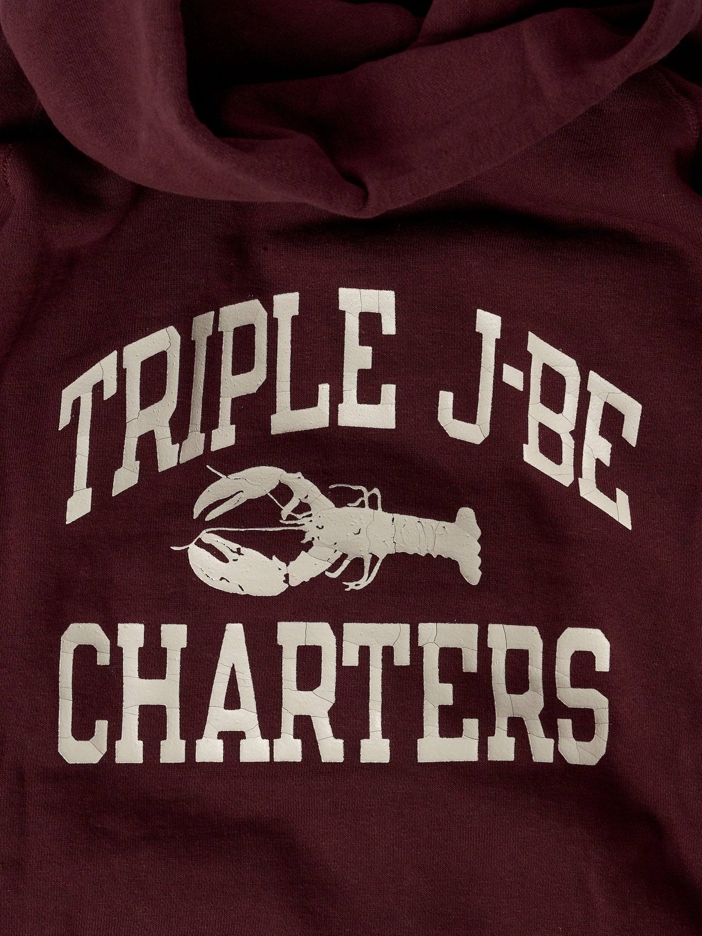 Triple J-Be Charters Hoodie - Bordeaux