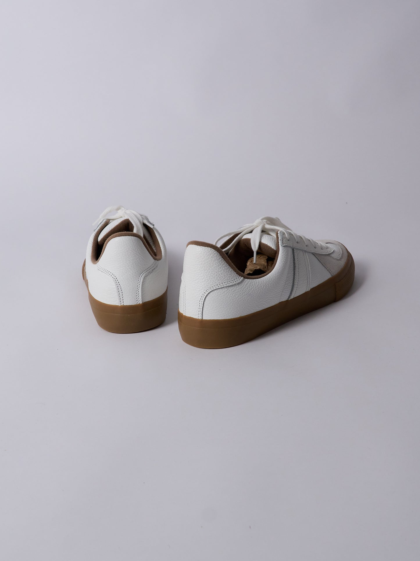 German Military Trainer – Skateboarding Model (White Leather)