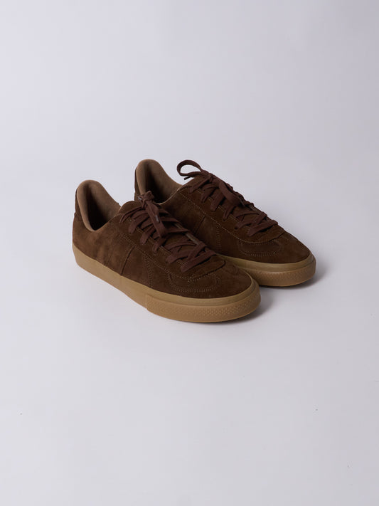 German Military Trainer – Skateboarding Model (Brown Suede)