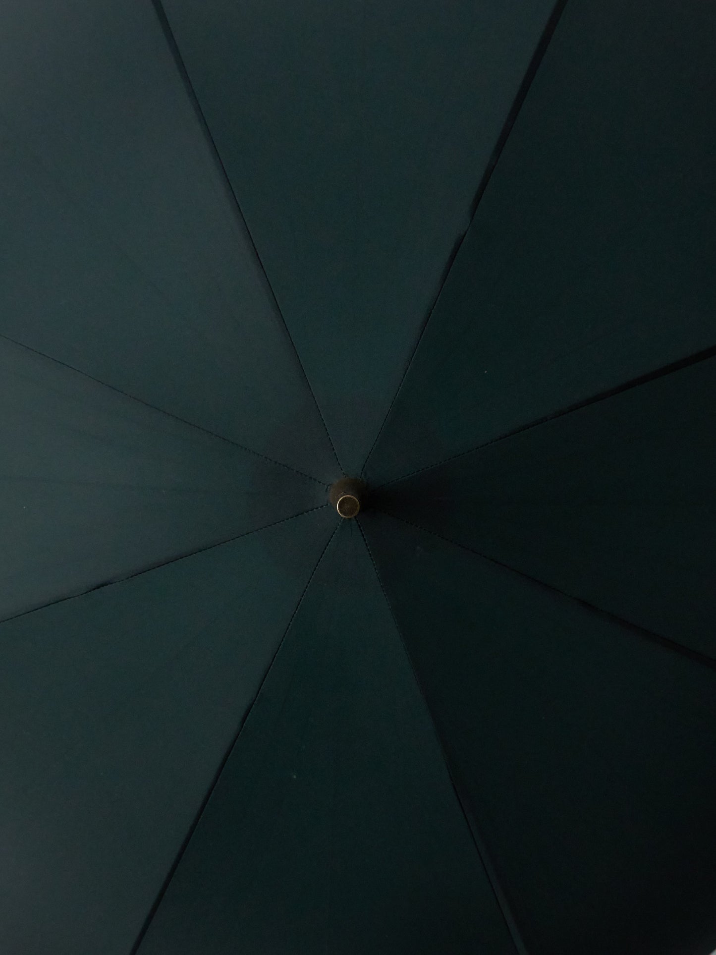 GT1 Double Faced Hardwood Umbrella - Black/Emerald Green