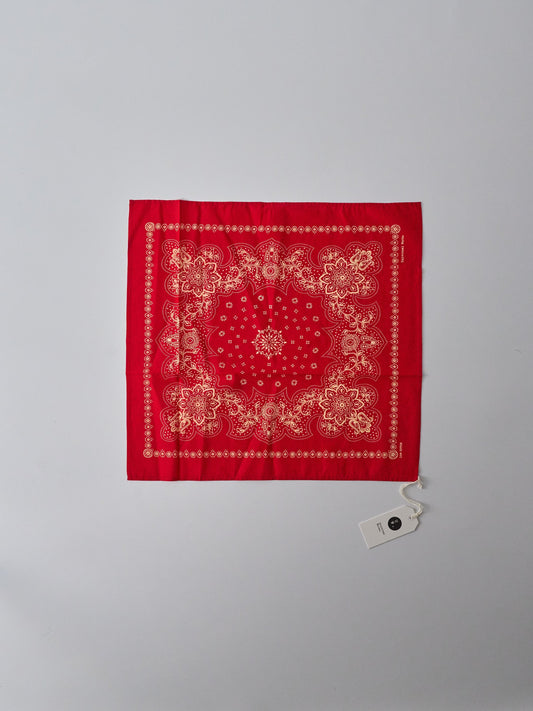 Neckerchief in Classic Bandana Print - Red