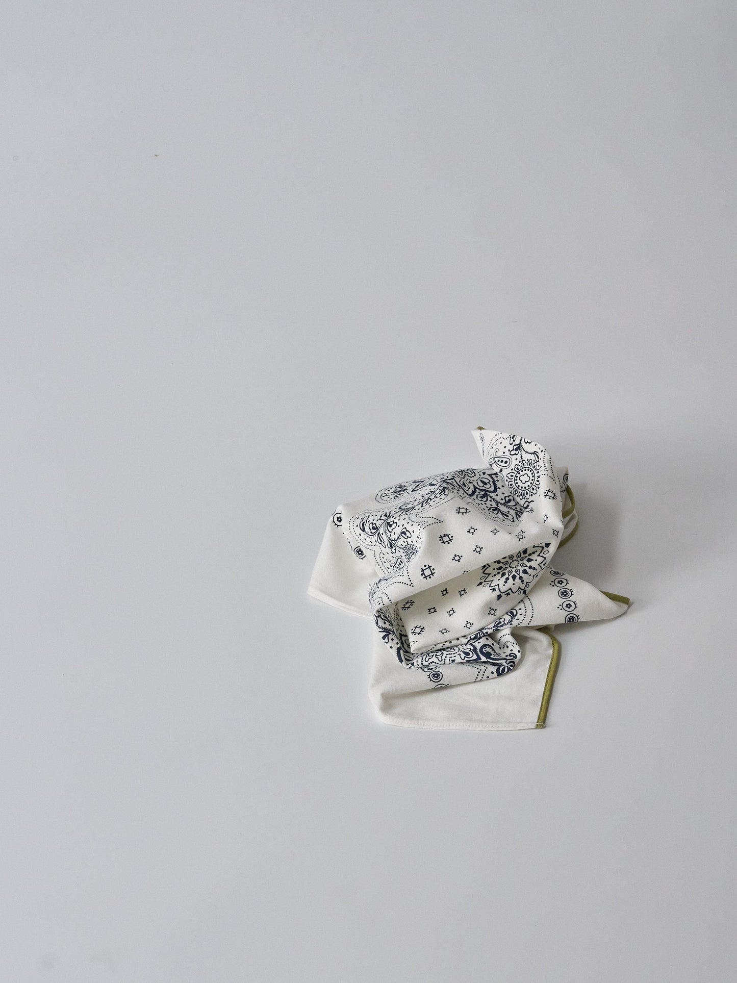 Jersey Neckerchief in Single Jersey - Ecru