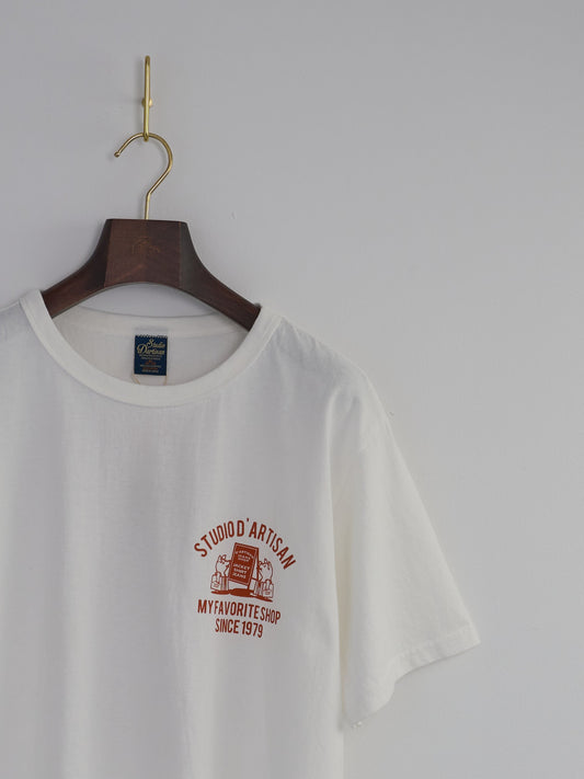 U.S.A. Cotton Print T-shirt (8143A) - White