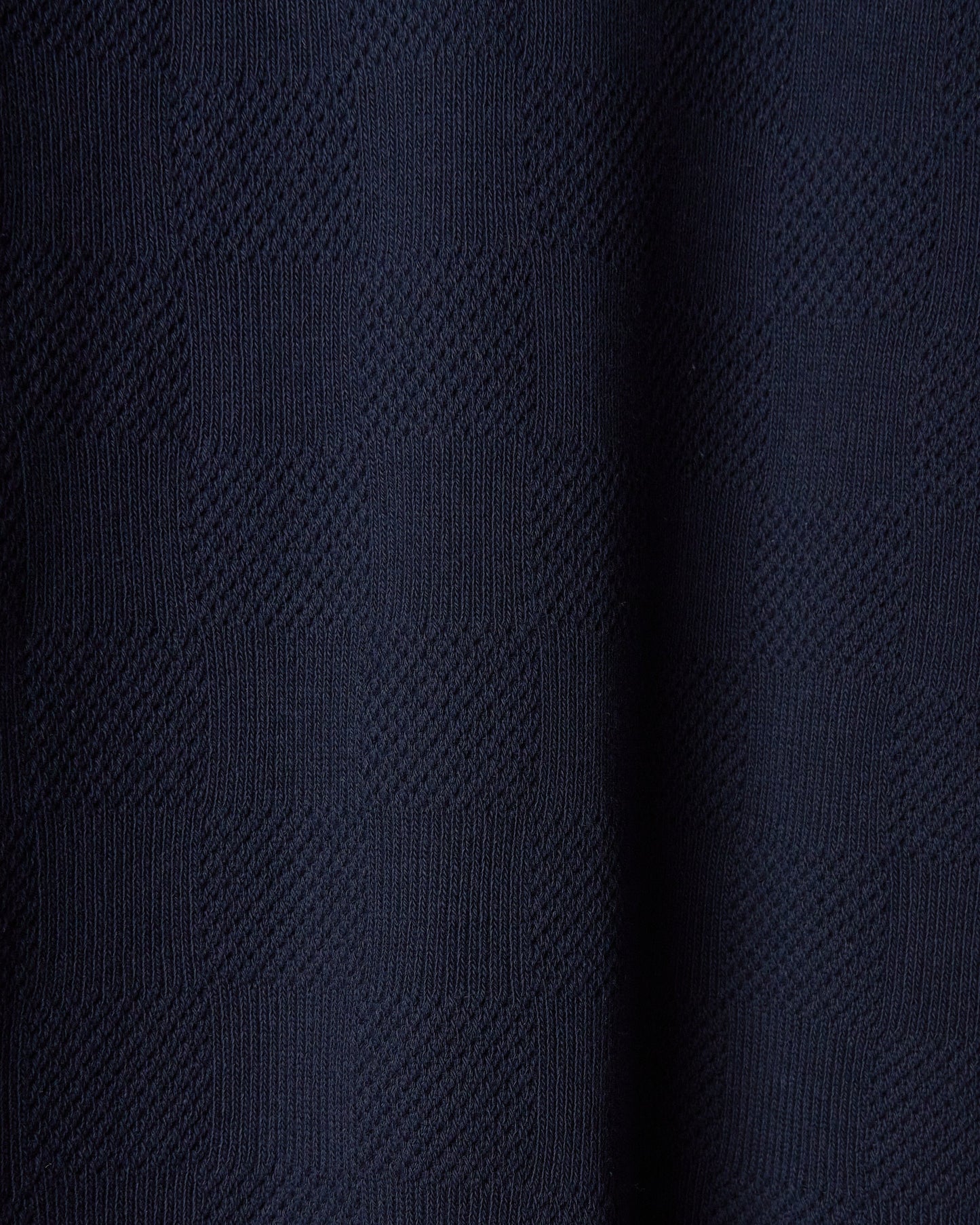 Vacation Polo in Bright Navy Fantasy Checkerboard