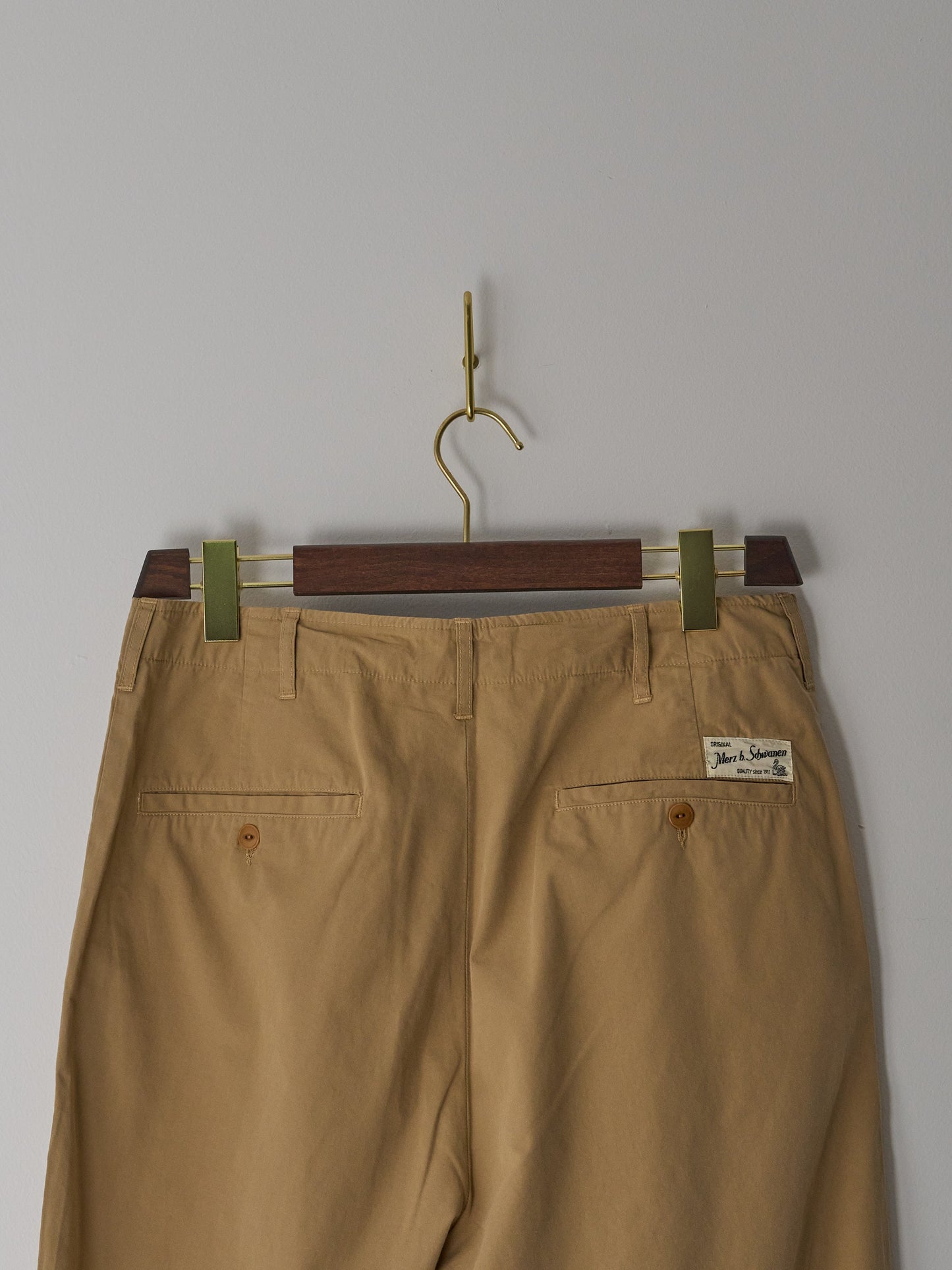Unisex Pleated Front Pants - Relaxed Fit (16 Khaki)