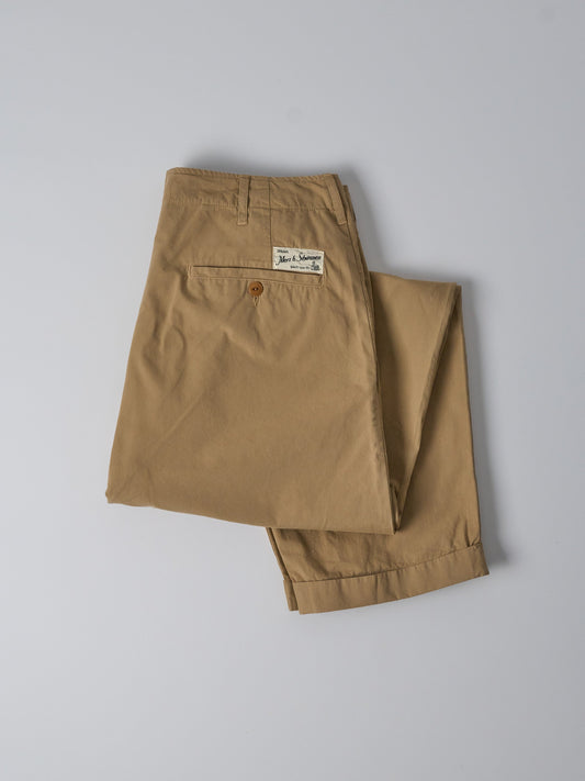 Unisex Pleated Front Pants - Relaxed Fit (16 Khaki)