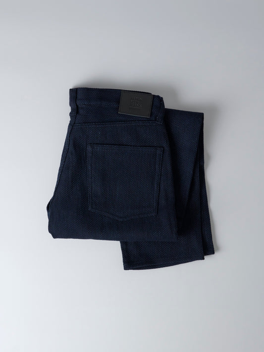 Sashiko Wide Tapered Pants