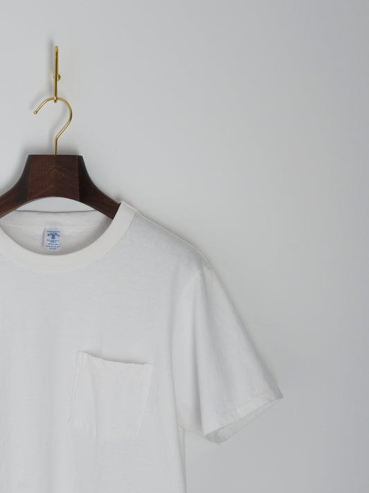 Pigment Dyed Pocket T-Shirt - White