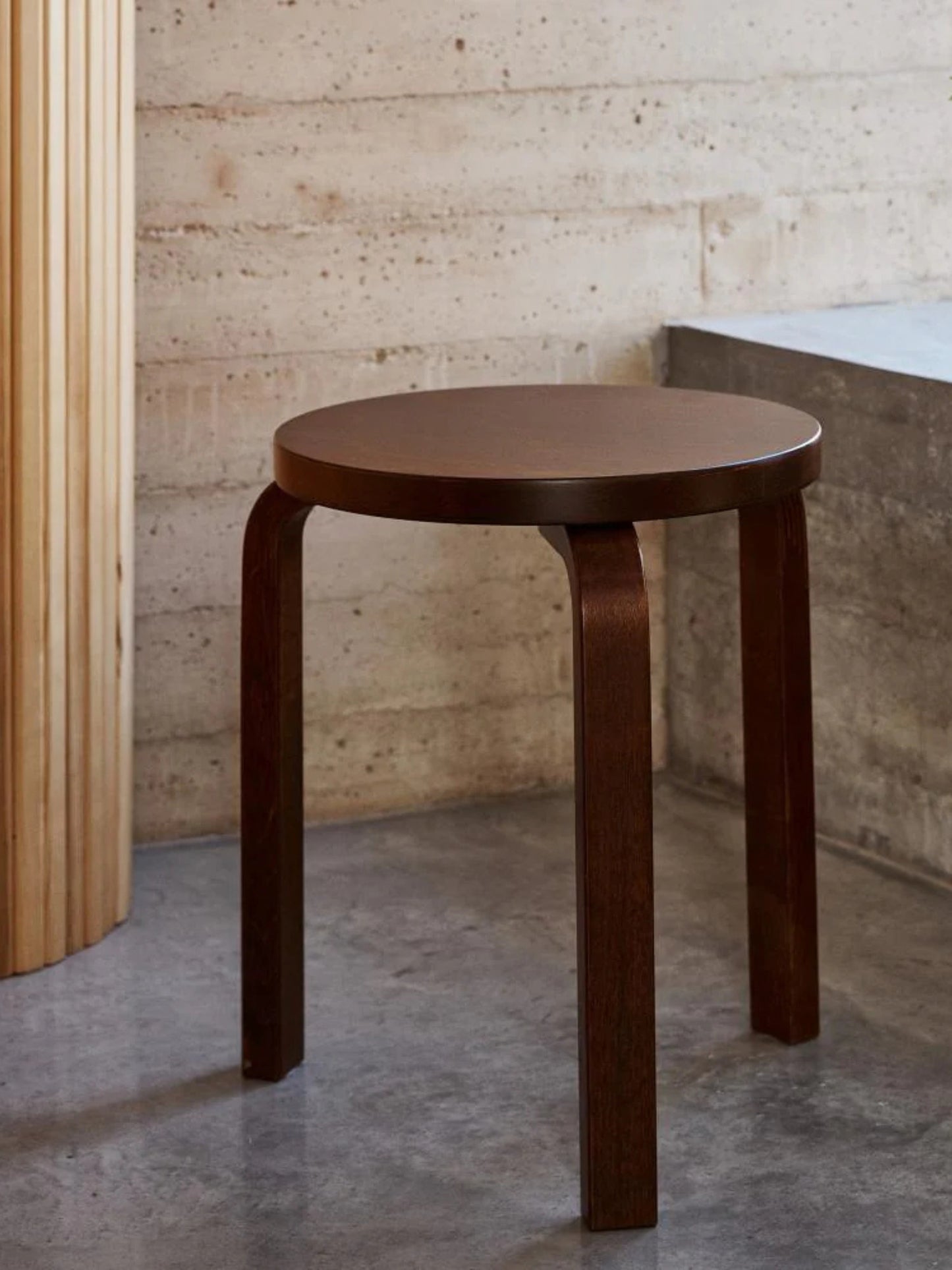 Stool 60 - Walnut Stained